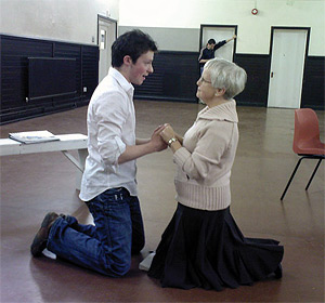 Richard Prescott (Motel in Fiddler on the Roof) with Peggy Brierley